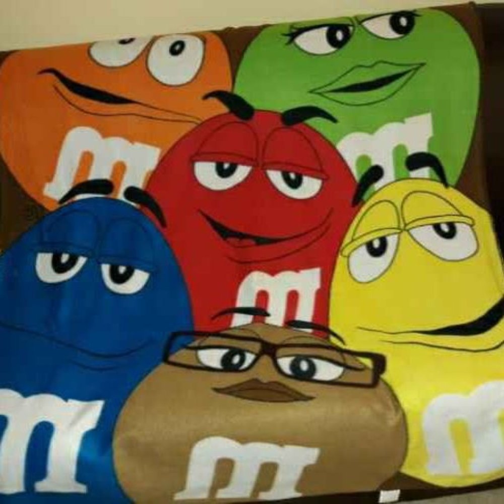 60" x 50" M & M's Polyester Blanket 2013